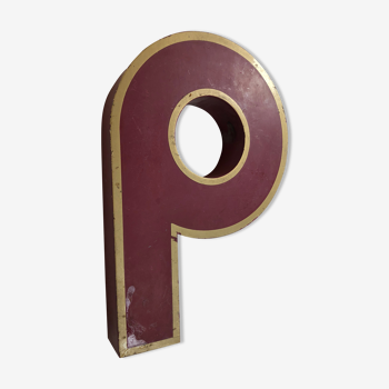 Sign letter P