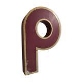Sign letter P