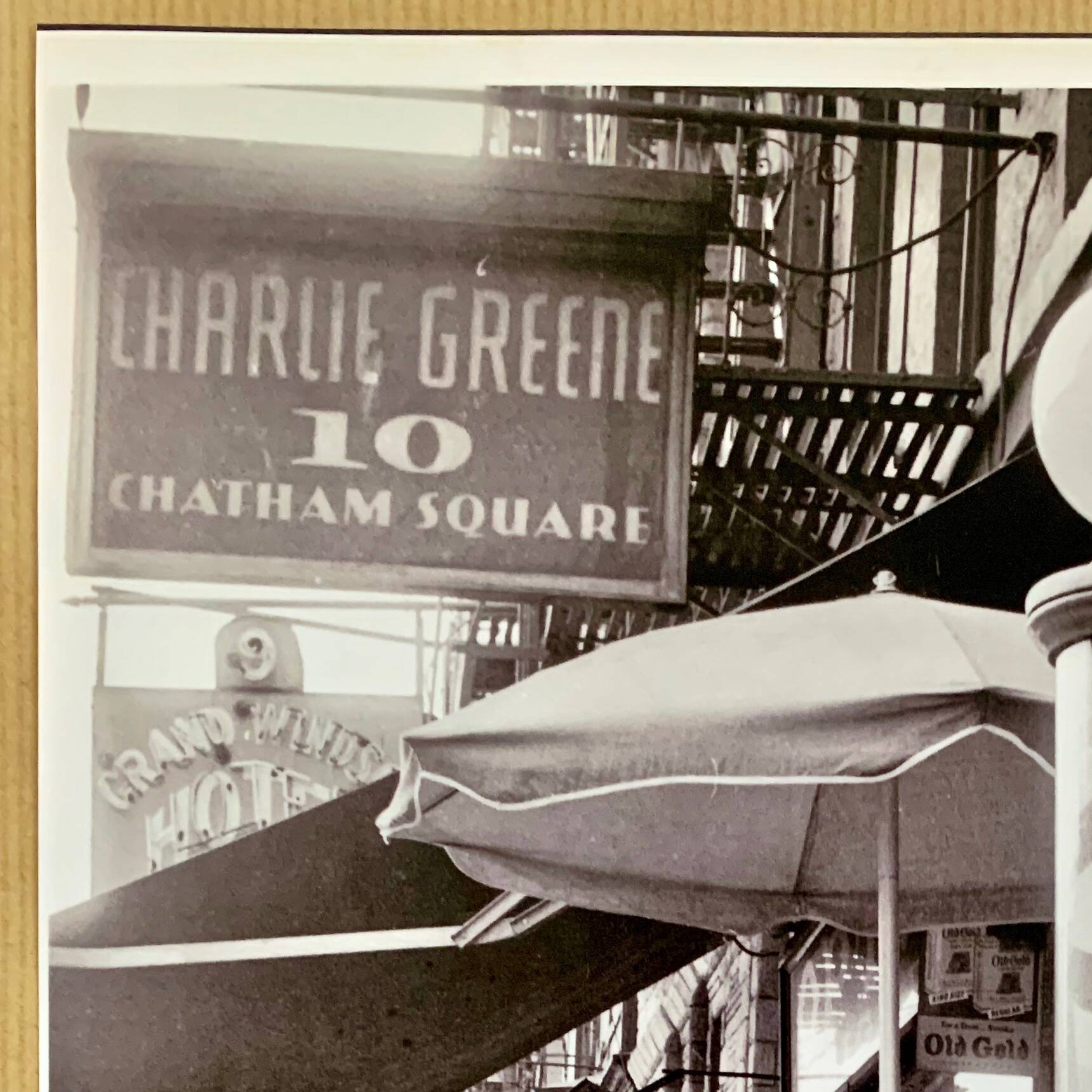 Timeless Street Scene – Barber Shop, Chatham Square, Chinatown (1956)