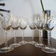 CRISTAL D'ARQUES "Fleury Epi" 6 cooked wine port glasses crystal 7 cl - H 13.5 cm