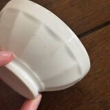 Vintage small antique bowl with floral decoration.