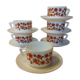 Six tasses à café Scania Arcopal