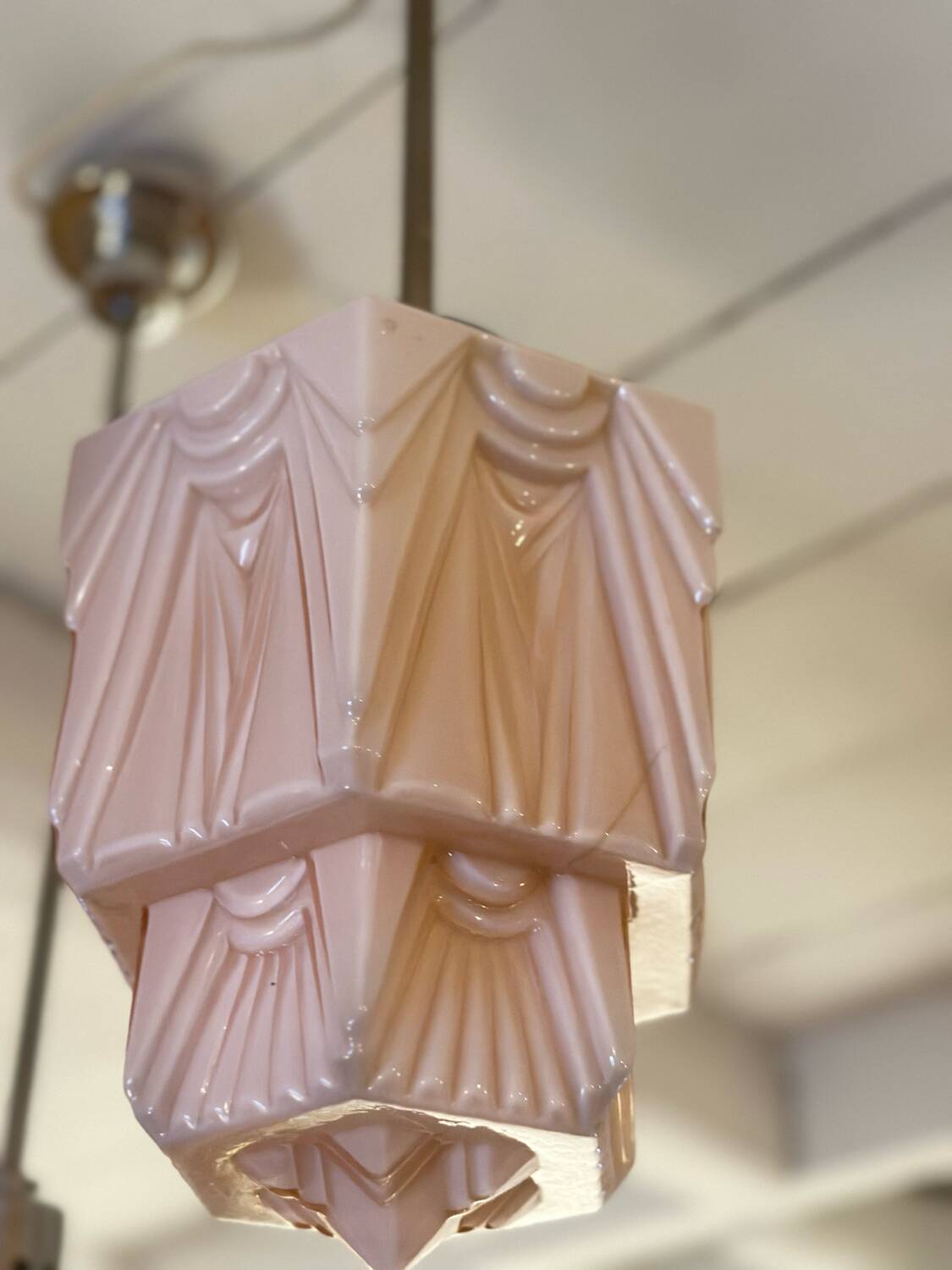 Ensemble de lustres art déco