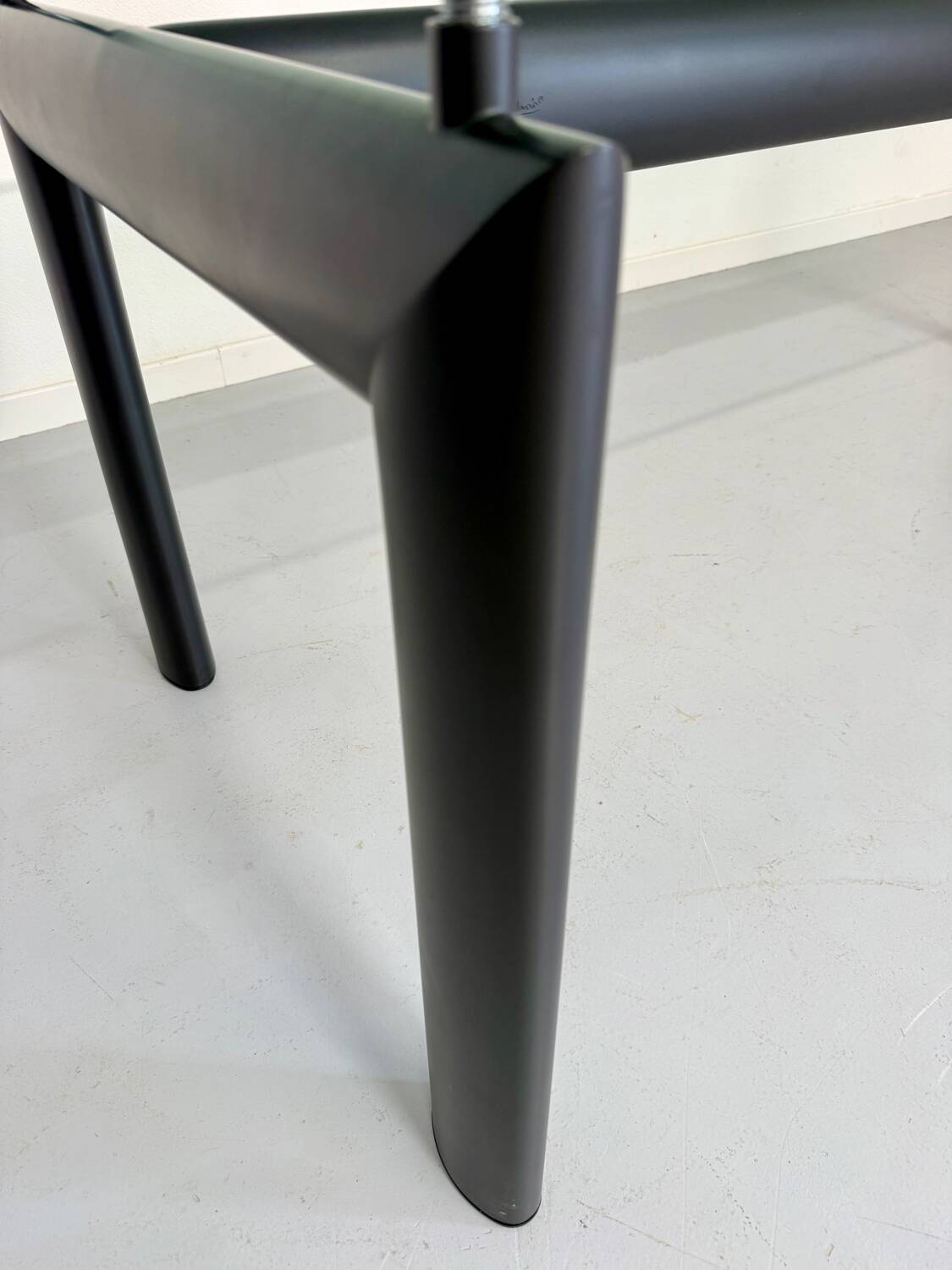 Le Corbusier Cassina LC6 vintage glass dining table