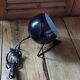 Bedside desk lamp Black metal ball