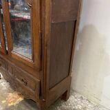 Large old wooden display case
