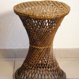 Diabolo tabouret in rattan