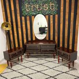 Vintage dressing table + bedside tables