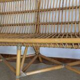 Rattan bench