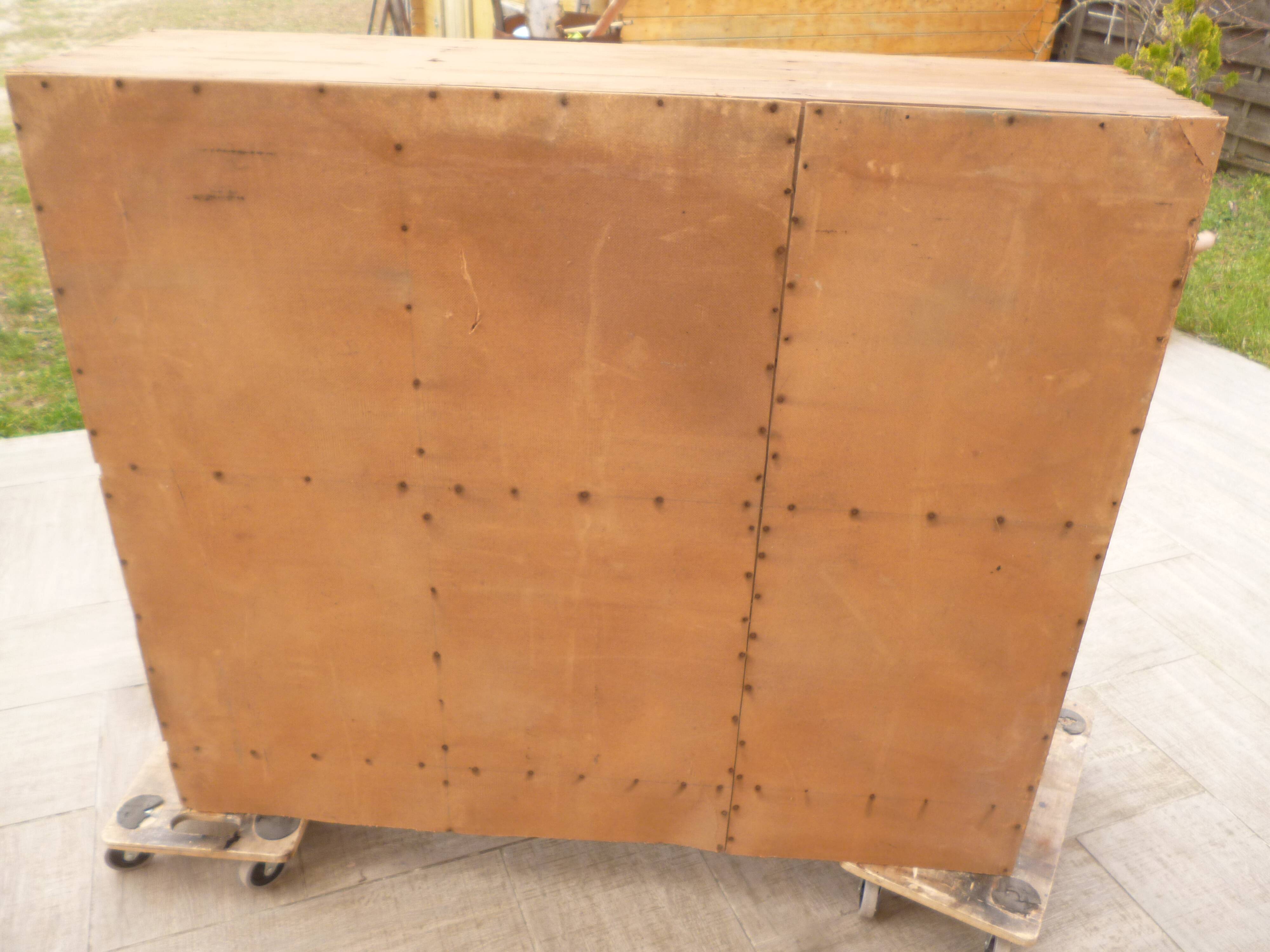 Antique locker cabinet