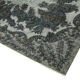 Tapis fait à la main turc contemporain des années 1970 181 cm x 288 cm tapis gris