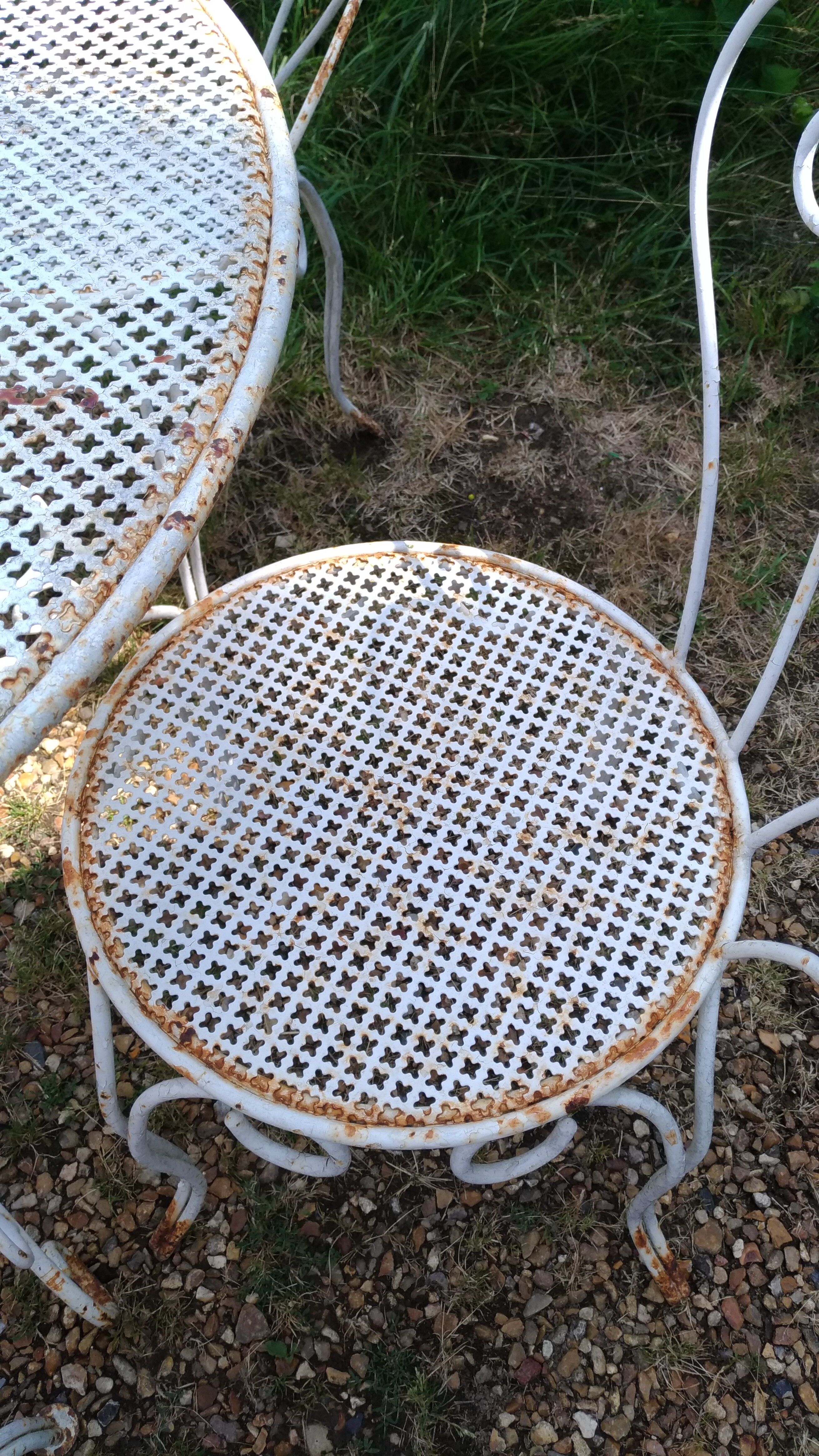 Garden furniture in iron