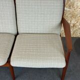 60s 70s teak sofa couch 2er Grete Jalk for Glostrup danish design 60s