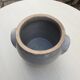 Enamelled pot in sleet
