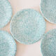 Set of 5 Italian plates Ceramica Dalia Castelforte