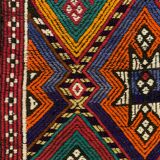 Small Vintage Turkish Kilim Rug 130x71 cm Wool Kelim