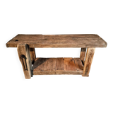 Antique oak workbench, circa 1900