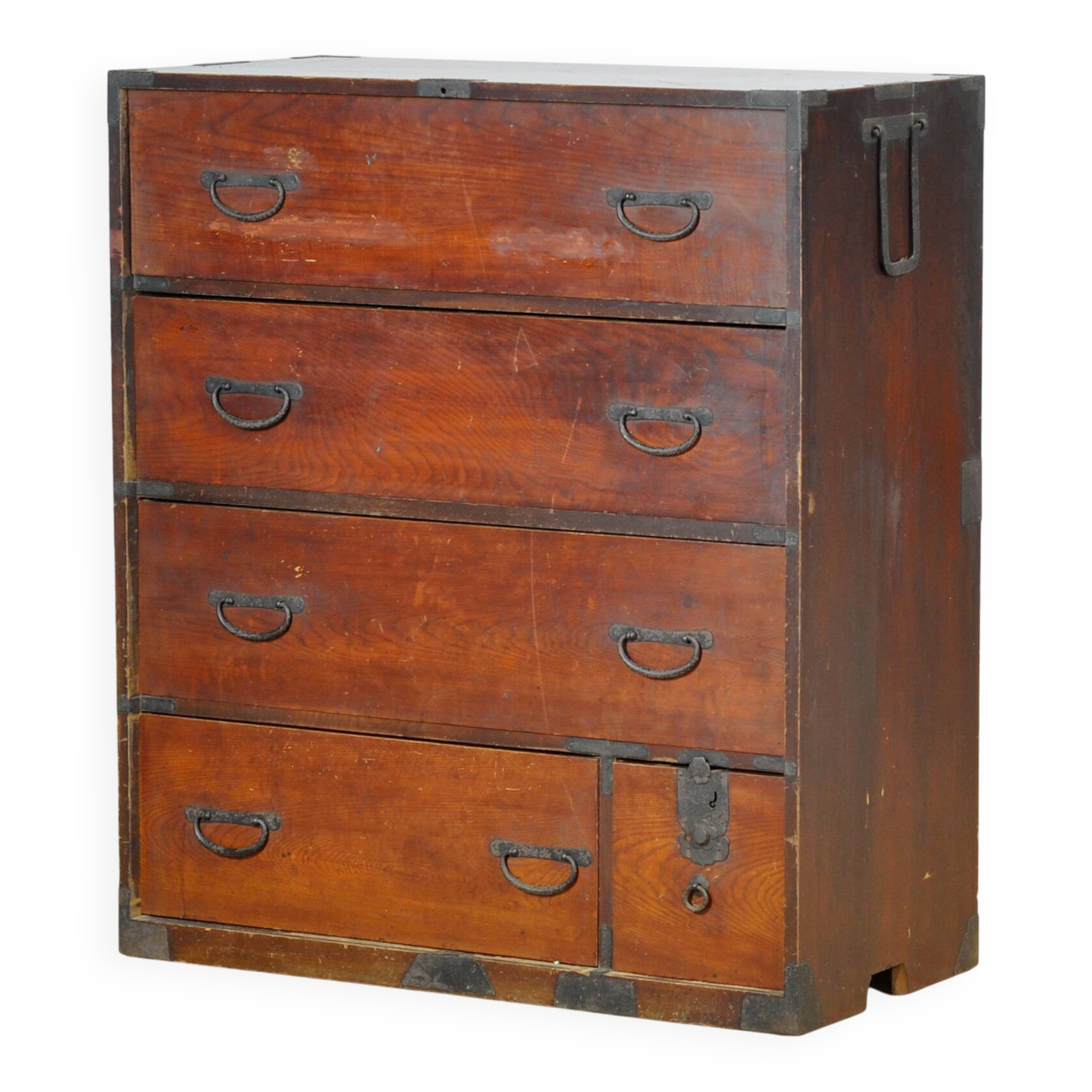 Commode Tansu japonaise, vers 1890