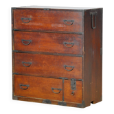 Commode Tansu japonaise, vers 1890
