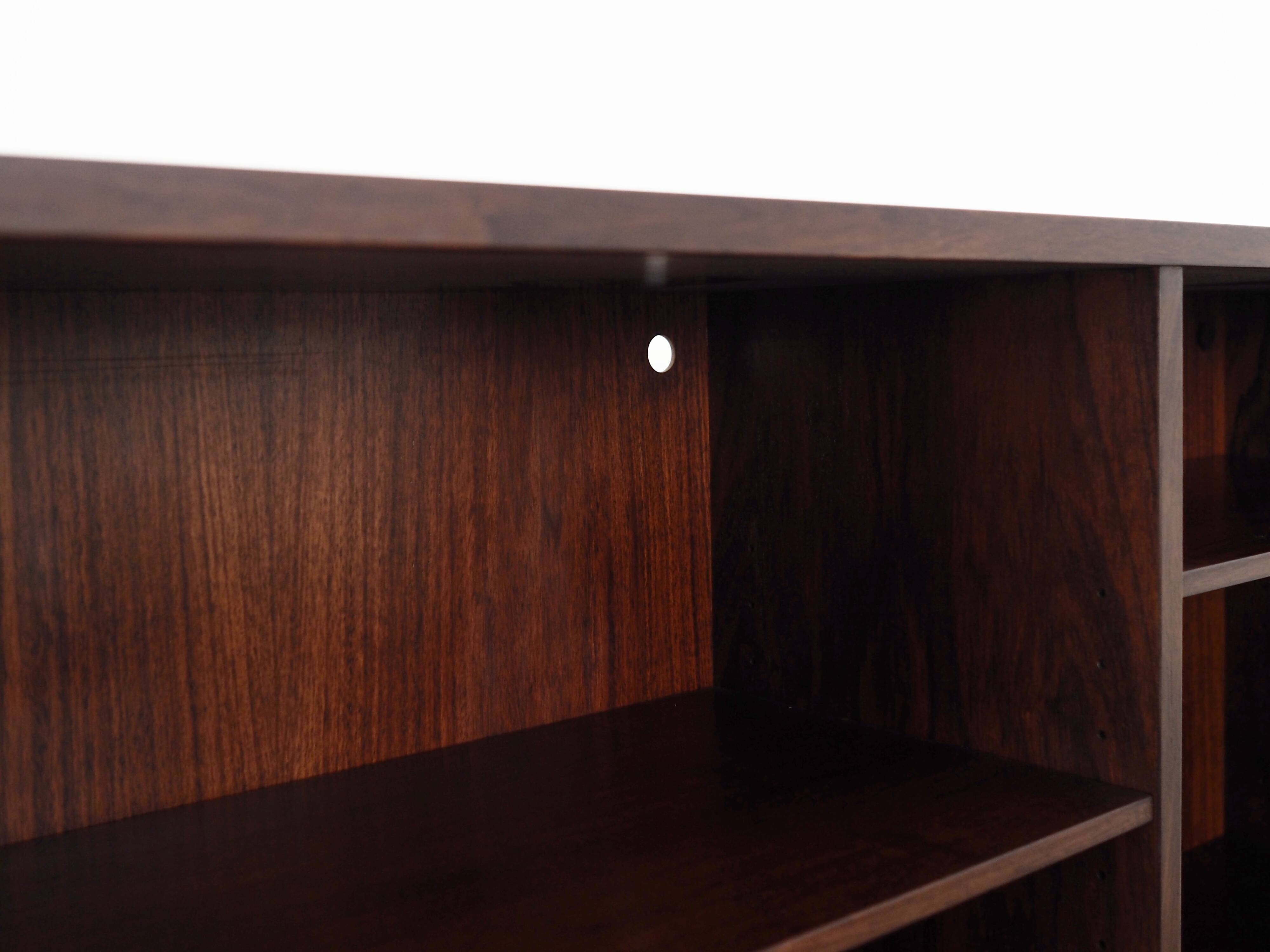 Rosewood bookcase, Danish design, 1970s, manufacturer: Omann Jun