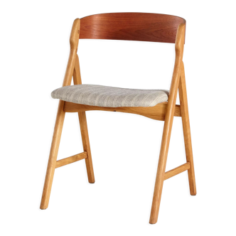 Model 71 oak dining chair by henning kjærnulf for boltings stolefabrik
