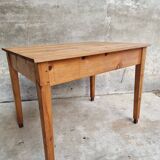 Old table desk kitchen table pine wood