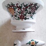 Mortar and his pestle in Italian earthenware