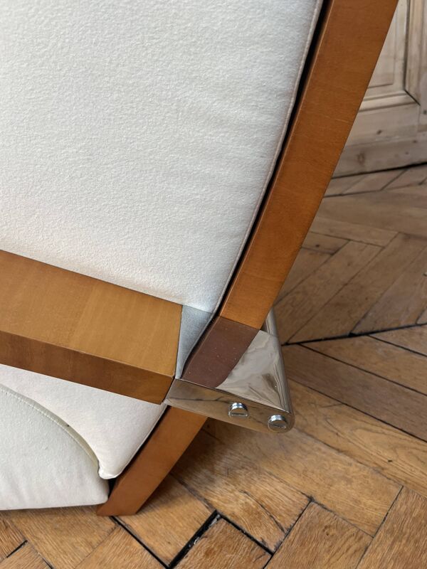 Fauteuil et repose pieds modèle « Casablanca » du désigner Jaime Tresserra