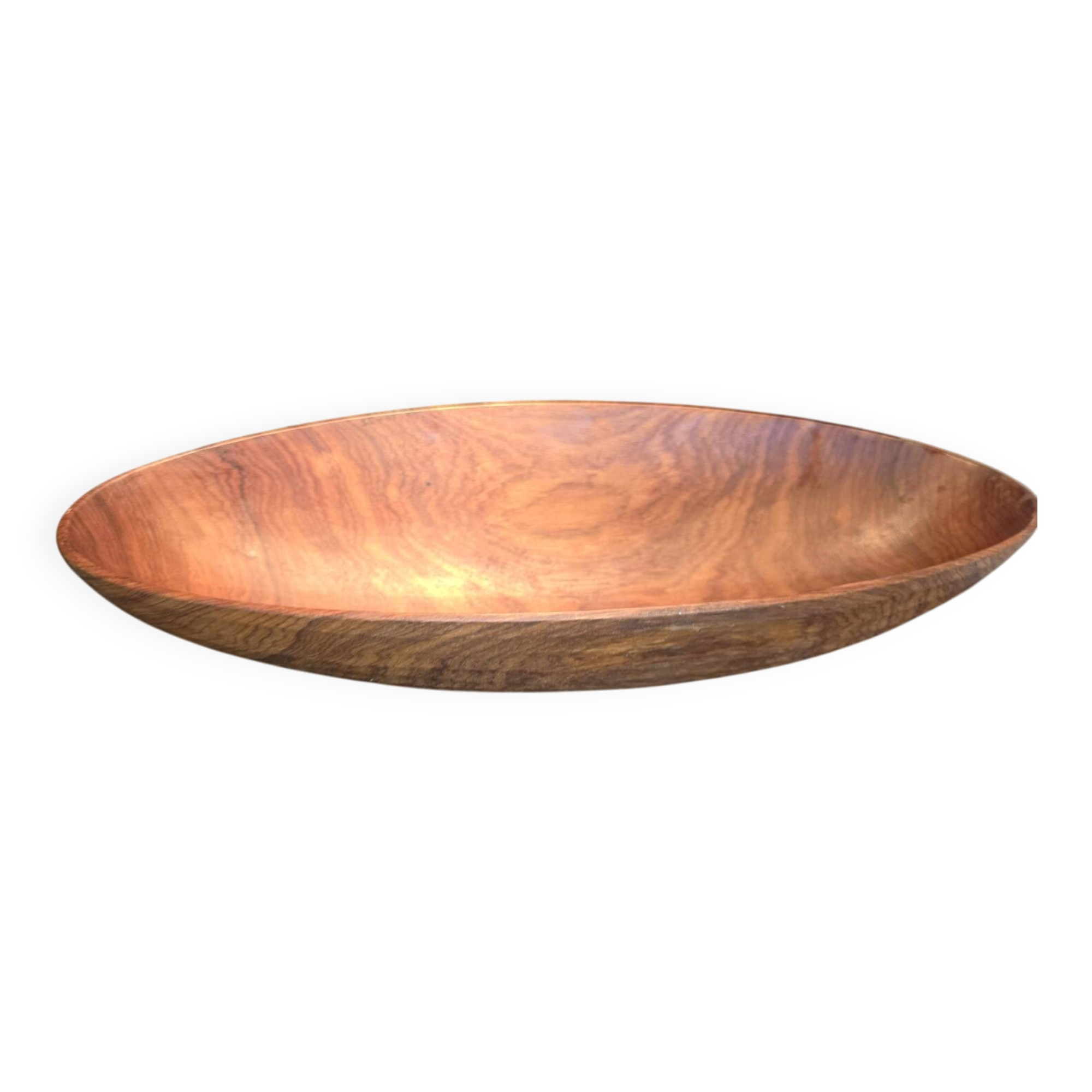 solid wood shuttle with a sleek and organic design.