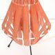 Tripod lamp in metal and red acrylic ribbon, 1950s-1960s