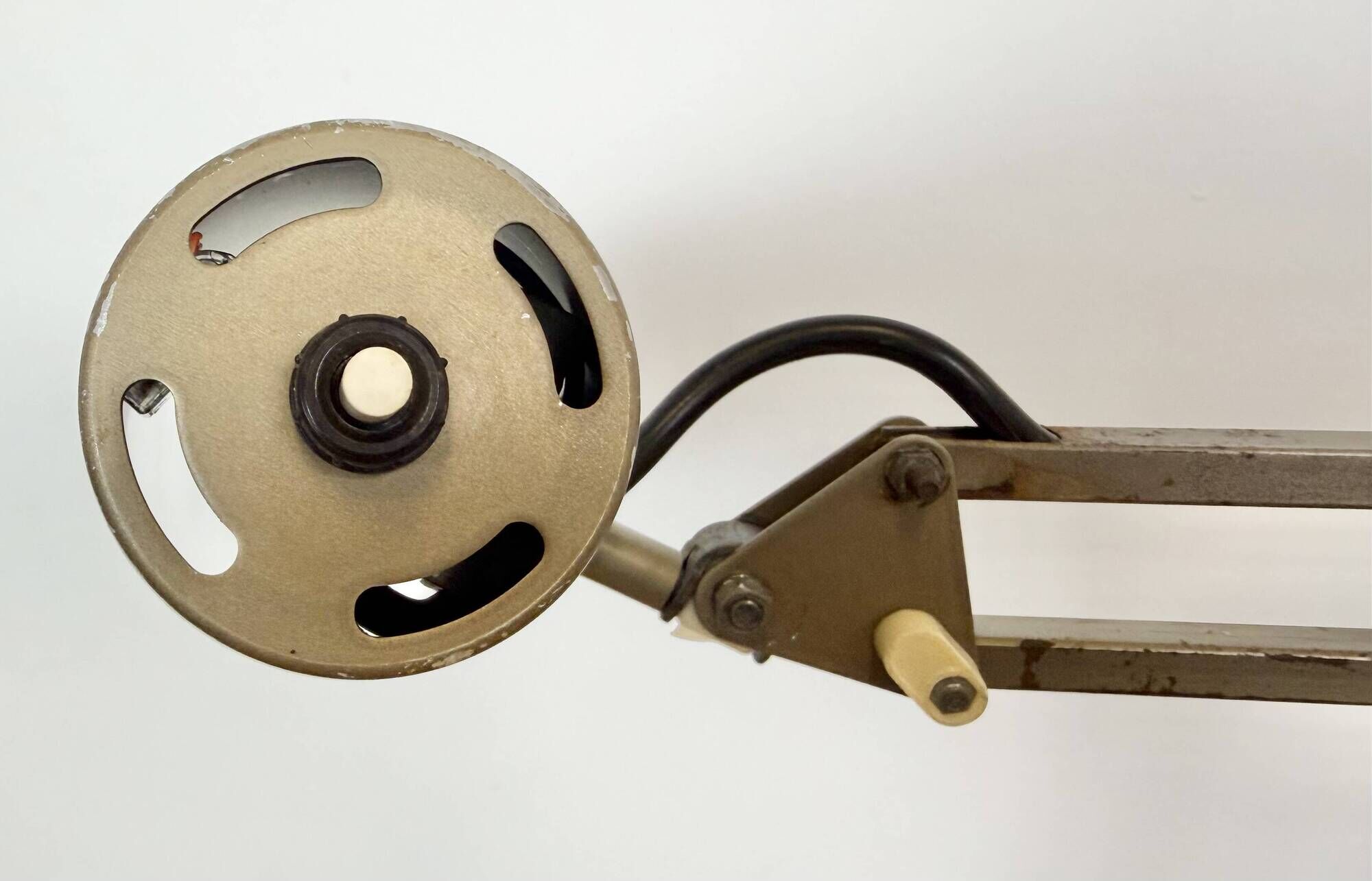 Vintage Brown Adjustable Architect Table Lamp, 1960s