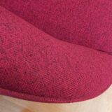 Edito swivel armchair and Edito pouf Rochebobois