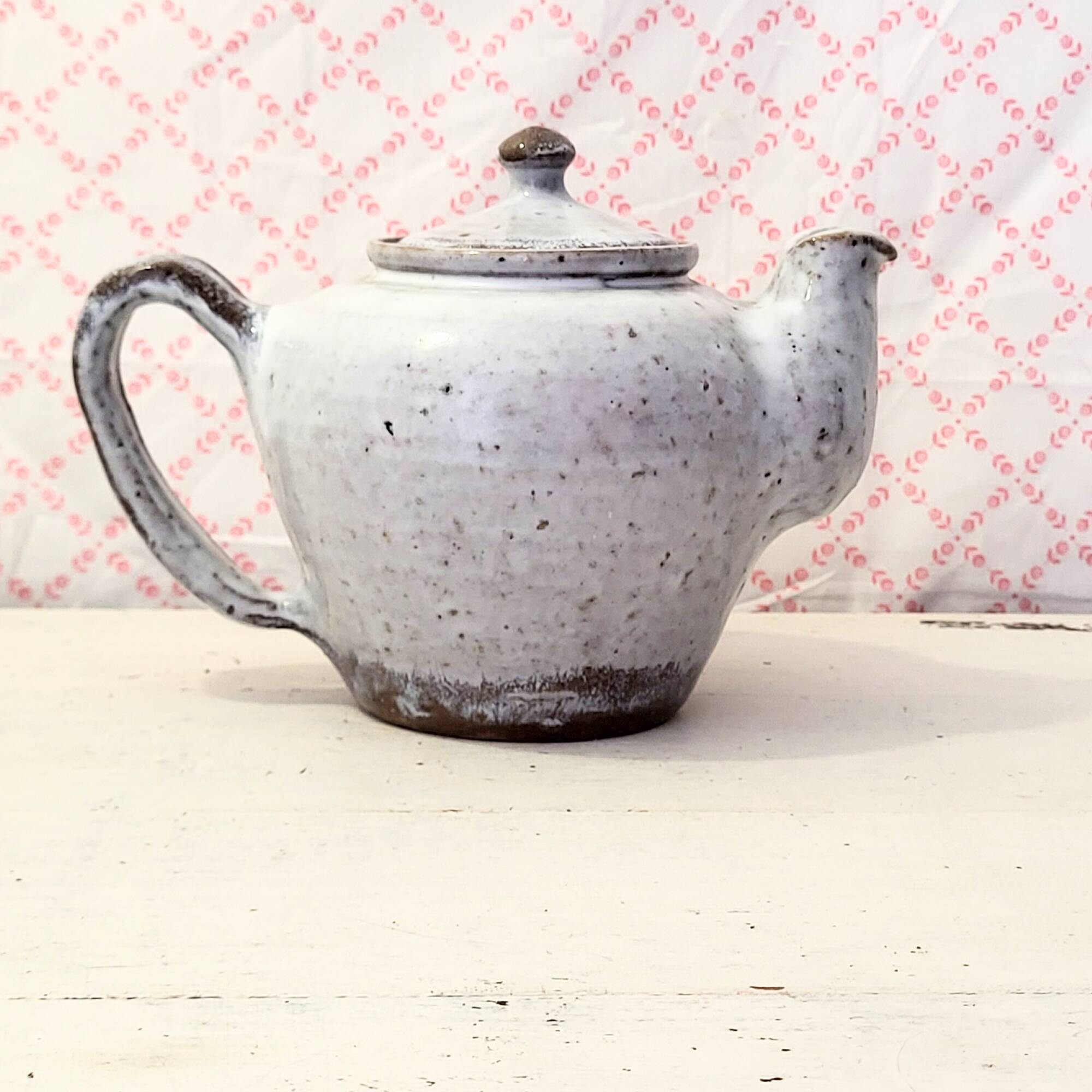 Handcrafted teapot in Berry stoneware, Vallée Noire pottery, 50cl
