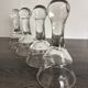 Set of 4 Glass Goblets or Glass Domes