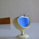 Maruman T26 Sharon table lighter Japan Space Age 1970 tulip base