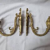 Golden bronze tiebacks