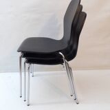 Ilmari Lappalainen - A set of three 'Columna' chairs for Asko. Ca. 1956. Fi