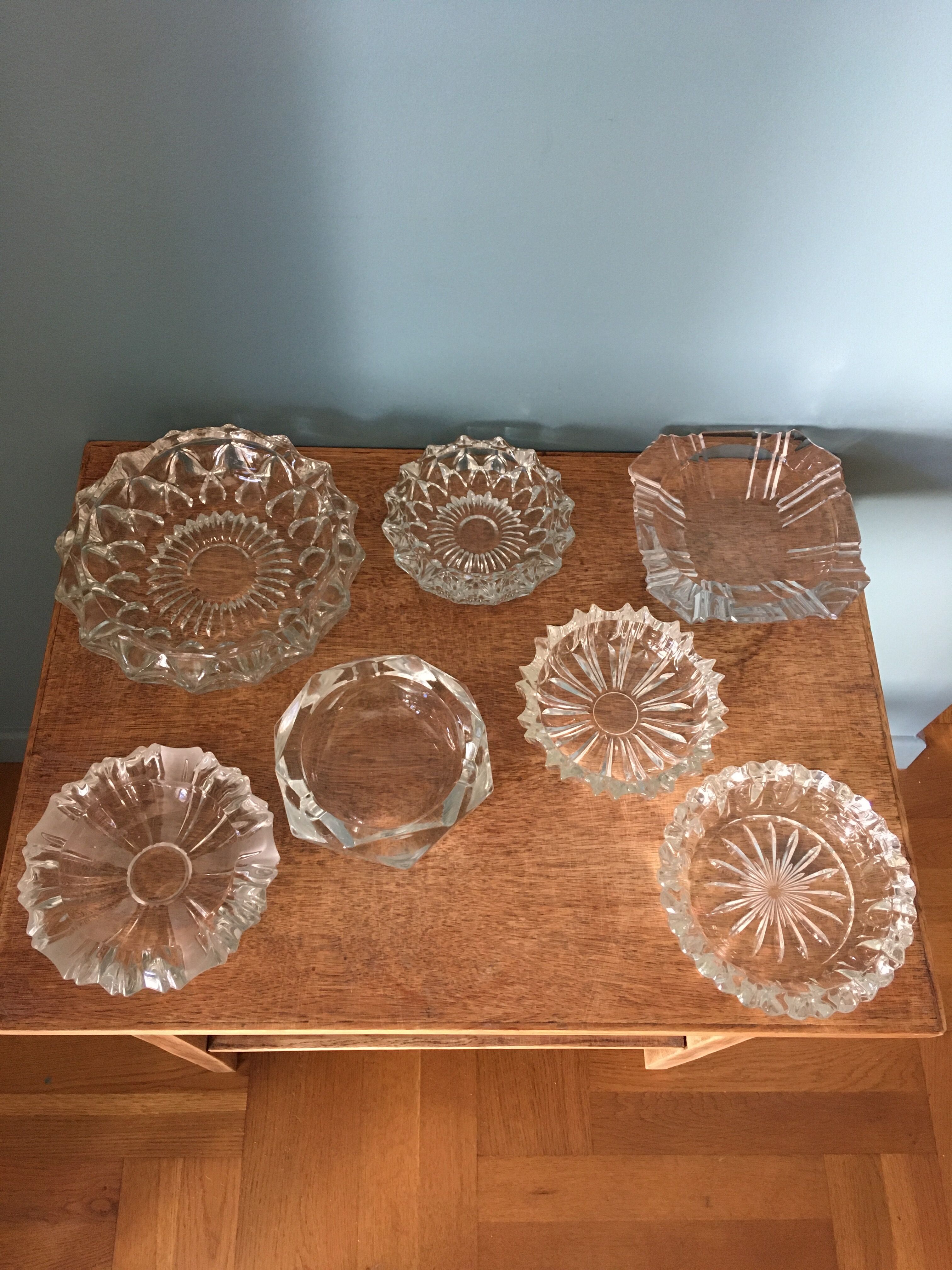 Crystal ashtray
