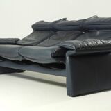 3-seater Leather Sofa Lugano by Erpo Int., Design 1985