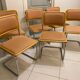 set of 6 chairs by Marcel Breuer Cesca B32 skaï 1960