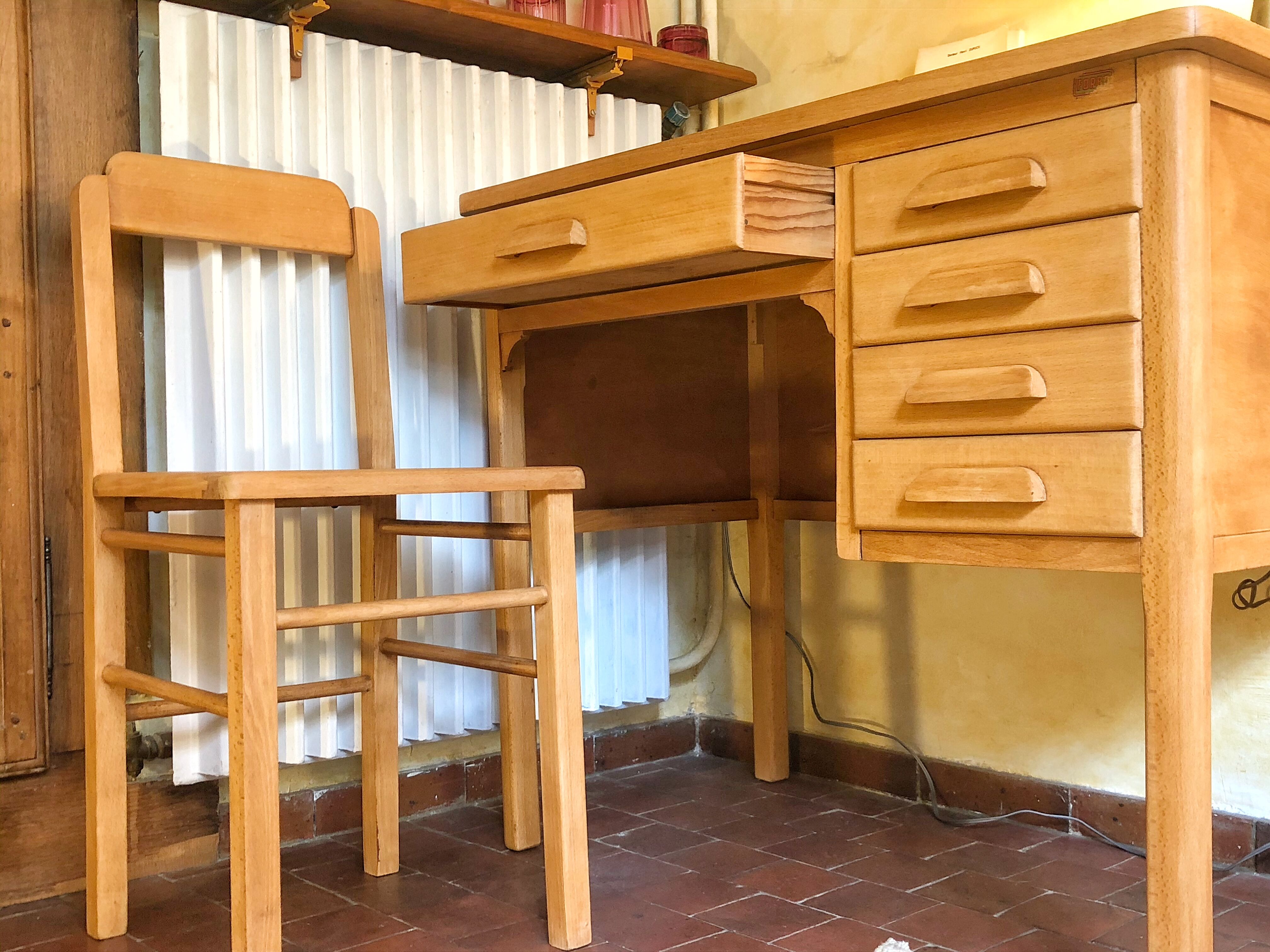 Vintage school desk