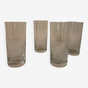 Large krosno crystal glasses