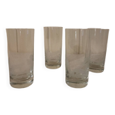Large krosno crystal glasses