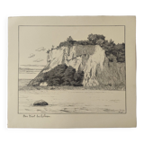 Antique print - La cape de mer - Lithograph from 1902