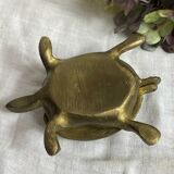 Brass turtle ashtray