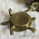Cendrier tortue en laiton