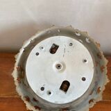 Glass and metal ceiling light