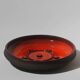 Holbæk Orange Glaze Stoneware Bowl, 1960s, Denmark