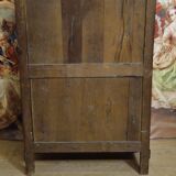 Empire-style week planner, early 19th century, in flame mahogany.