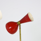 Lampadaire tripod dans le style des créations Italiennes des années 50